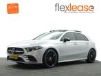 Mercedes-Benz A-Klasse 220 AMG Night Edition Aut- Burmester, Auto's, Mercedes-Benz, Met garantie (alle), Bedrijf, 1600 kg, Zilver of Grijs