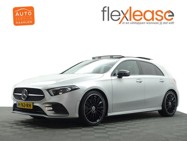 Mercedes-Benz A-Klasse 220 AMG Night Edition Aut- Burmester, Auto's, Mercedes-Benz, Bedrijf, Te koop, A-Klasse, 360° camera, ABS