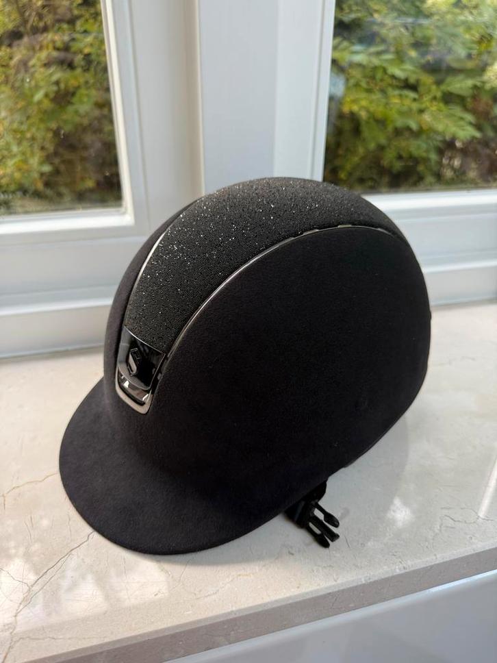 Samshield cap, Dieren en Toebehoren, Paardrijkleding, Zo goed als nieuw, Dames, Cap, Dressuur, Ophalen
