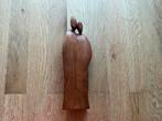 Houten beeld 23 cm., man vrouw minimalistisch, Ophalen of Verzenden