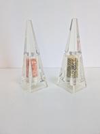 Vintage Wayne Husted Blenko zout pepermolen Pyramid acrylic, N, N, Ophalen of Verzenden, Zo goed als nieuw