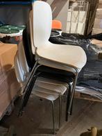 8 ikea stapelstoelen, Huis en Inrichting, Ophalen, Zo goed als nieuw, Wit, Vijf, Zes of meer stoelen