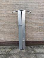 Industriële metalen design kapstok (RVS-look), Zo goed als nieuw, Minder dan 100 cm, Metaal, Ophalen