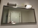 Moderne rechthoekige spiegel met verlichting, Huis en Inrichting, Woonaccessoires | Spiegels, Ophalen of Verzenden, Zo goed als nieuw