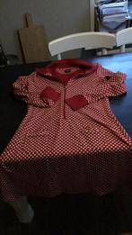 Jurk polka dot Tante Betsy maat L, Maat 38/40 (M), Blauw, Ophalen of Verzenden, Zo goed als nieuw