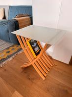 Ikea Ekeberg vintage bijzettafel., Minder dan 55 cm, Zo goed als nieuw, Rechthoekig, Hout