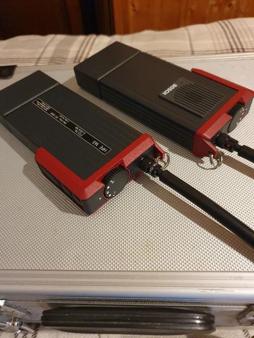 Bosch HEF 165 professionele set walky talkies compleet, Telecommunicatie, Portofoons en Walkie-talkies, Zo goed als nieuw, Portofoon of Walkie-talkie