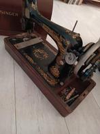 Antieke Singer Naaimachine met Houten Kast, Ophalen