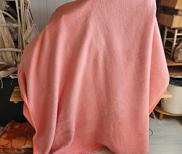 vintage retro brocante rose grote deken  beschikbaar voor biedingen