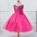 Roze glitter meisjes jurk meisje kinder prinsessen jurkje, Kinderen en Baby's, Carnavalskleding en Verkleedspullen, Nieuw, Meisje