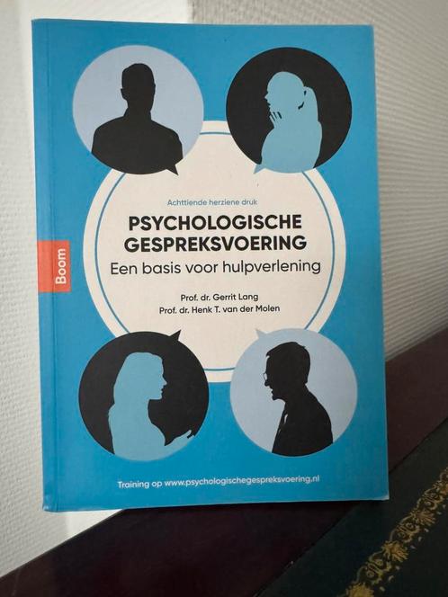 Gerrit Lang - Psychologische gespreksvoering, Boeken, Psychologie, Nieuw, Ophalen of Verzenden