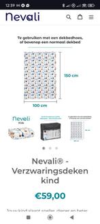 Nevali verzwaringsdekentje kind, Huis en Inrichting, Nieuw, Ophalen of Verzenden, Deken of Dekbed, Overige kleuren