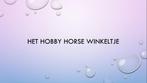 ZOEKT U EEN HOBBY HORSE? Lees dan gauw de beschrijving, Ophalen of Verzenden, Nieuw
