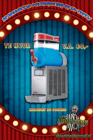 TE HUUR: Slush Puppy machine incl. porties ( regio 0162 ) beschikbaar voor biedingen