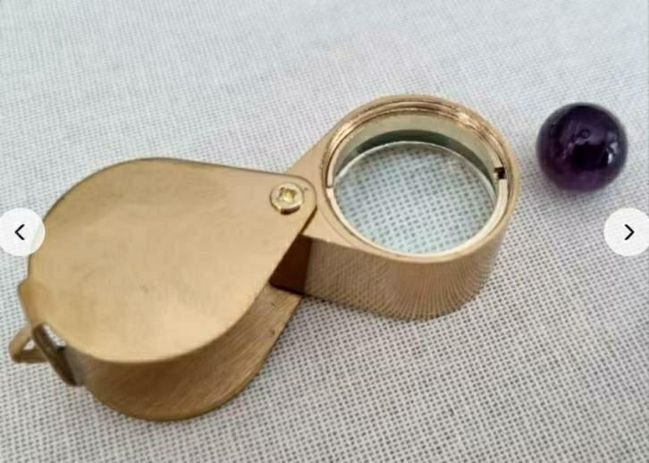 Juweliersloep vergrootglaasje met K9 crystal lens 30x, Hobby en Vrije tijd, Vergrootglazen, Loepen en Loeplampen, Vergrootglas of Loep