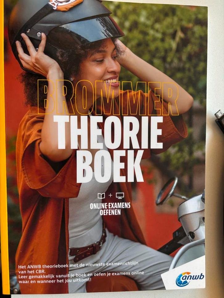 Brommer Theorie Boek ANWB, Boeken, Techniek, Zo goed als nieuw, Overige onderwerpen, Ophalen