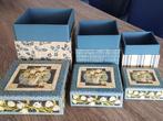 Bob's Boxes / decoratie nestdoosjes, Ophalen of Verzenden, Gebruikt