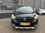 Dacia Lodgy 1.2 TCe 116PK Stepway 7 Persoons Navigatie,Cruis, Auto's, Dacia, Voorwielaandrijving, Stof, Zwart, 4 cilinders