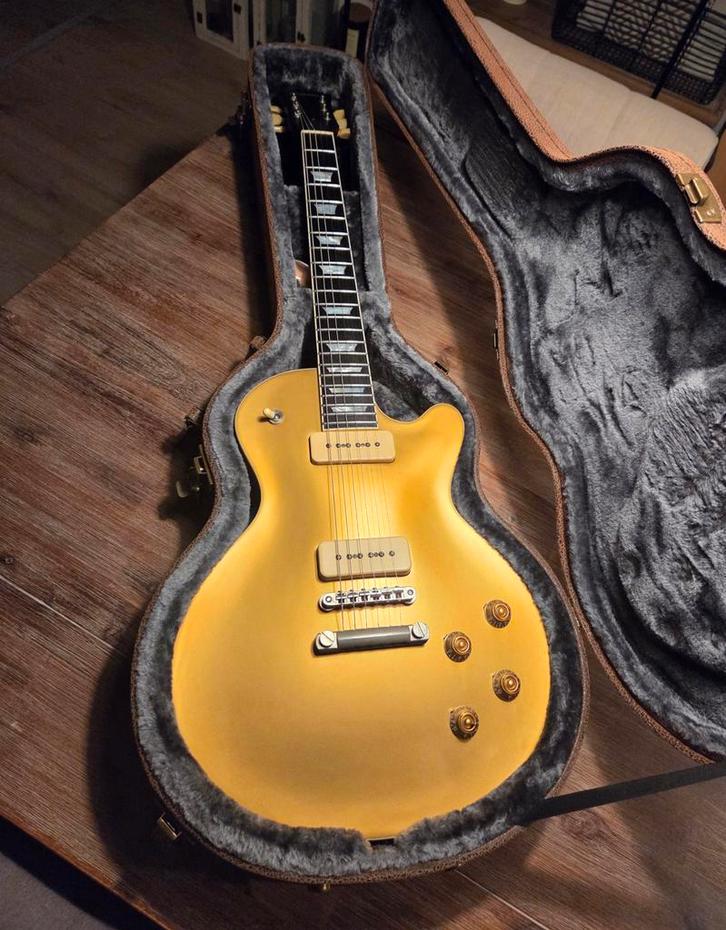 Eastman SB56n-GD Gold Top, Muziek en Instrumenten, Snaarinstrumenten | Gitaren | Elektrisch, Gebruikt, Solid body, Overige merken