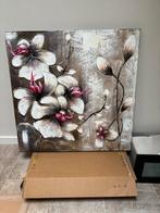 Bloemen schilderij met textuur, Ophalen