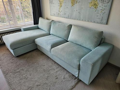 Ikea VIMLE 3-zitsslaapbank met chaise longue saxemara, Huis en Inrichting, Banken | Sofa's en Chaises Longues, Gebruikt, Driepersoons