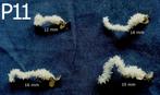 Set P 11 van 4 Propellerwormen voor Forel- Ruisvoorn - Baars, Watersport en Boten, Hengelsport | Vliegvissen, Nieuw, Complete set