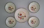 Vintage pasta set CMS hand painted, Ophalen of Verzenden, Zo goed als nieuw, Overige stijlen, Bord(en)