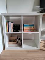 Open kubus kast Kallax 77x77 wit, Huis en Inrichting, Kasten | Boekenkasten, Ophalen, Gebruikt, 50 tot 100 cm, Minder dan 100 cm
