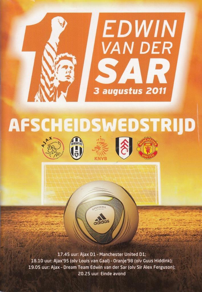 Programmaboek + Kaartje - Afscheidswedstrijd Van der Sar, Verzamelen, Tijdschriften, Kranten en Knipsels, Tijdschrift, Nederland