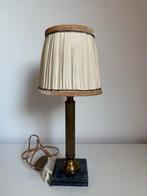 Tafel/nachtlampje met marmeren voet, Antiek en Kunst, Antiek | Koper en Brons, Ophalen