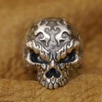 Skull ring - Ghost Rider - 925 Zilver, Beyondthepaintingstudio@gmail.com, Nieuw, Dame of Heer, Zilver