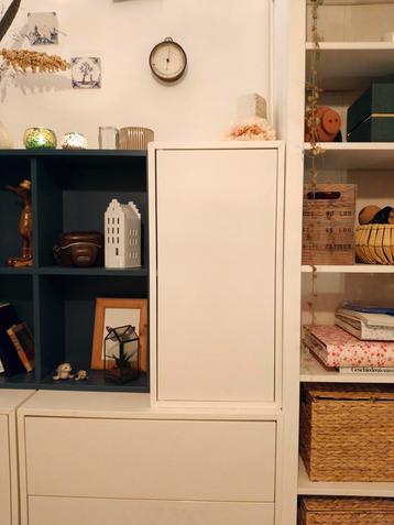 EKET kast met deur en 1 plank, wit, 35x35x70 cm