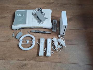 Nintendo WII consol mario tetris balansboard sim stuur  beschikbaar voor biedingen