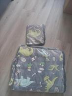 Dino dekbedovertek Glow in the dark 1persoons, Kinderen en Baby's, Jongetje of Meisje, Dekbedovertrek, Ophalen of Verzenden, Zo goed als nieuw
