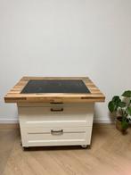 Mobiele Noodkeuken met Kookplaat, Huis en Inrichting, Keuken | Keukenelementen, Gebruikt, Wit, Minder dan 100 cm, 50 tot 75 cm