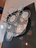 Vistosi Stijl Plafonnière - 12 Halogeen Lampjes, Huis en Inrichting, Lampen | Plafondlampen, Ophalen, Gebruikt, Glas, Italiaans Design