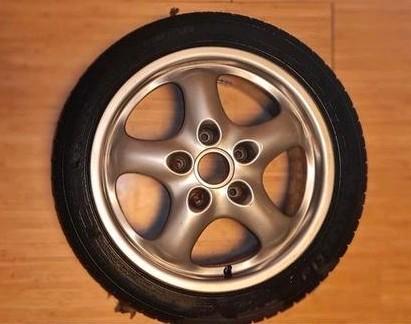 4 Porsche Cup Velgen 17"+Michelin Pilot Sport 1 jaar gebr, Auto-onderdelen, Banden en Velgen, Banden en Velgen, Zomerbanden, 17 inch