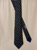 Hermès Zijden Stropdas, Ophalen of Verzenden, Zo goed als nieuw, Blauw, Met patroon