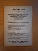 Onderdelenboek Agria maaibalken, Ophalen of Verzenden, Gelezen, Tractor en Landbouw