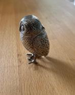 Zilveren Uiltje als Zoutvat, Ophalen of Verzenden, Zilver