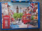 London, Londen Puzzel. 1000 stukjes, 1x gelegd, Ophalen of Verzenden, 500 t/m 1500 stukjes, Zo goed als nieuw, Legpuzzel