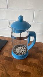 Cafetière koffiemaker blauw 1 liter, Ophalen of Verzenden, Zo goed als nieuw