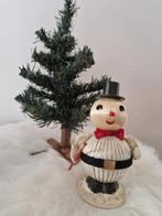 Kerst Sneeuwpop van zijde/ satijn, Ophalen of Verzenden, Gebruikt