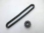 Honda CB250 startmotor tandwiel ketting CMX250 CB125 CA125, Motoren, Ophalen of Verzenden