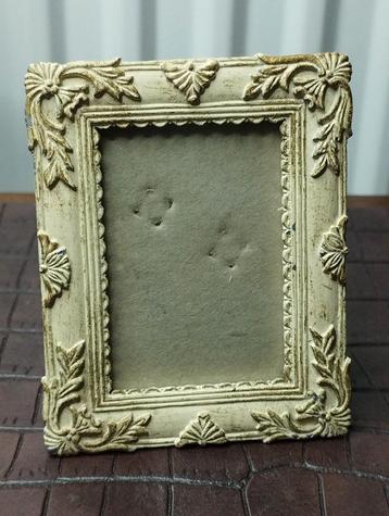 Vintage blikken fotolijst, fotoformaat 3,5 x 5,5 cm beschikbaar voor biedingen