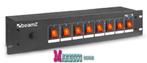 Power Switch Panel, 8-kanaals, Schuko, Schakelpaneel, 19inch, Nieuw, Overige typen, Ophalen of Verzenden