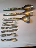 Leuk oud Alpaca met Abeloon bestek,, Ophalen of Verzenden