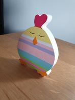 Gratis houten kip. Multi kleur. H 11,5 cm. B 9,5 cm., Ophalen, Nieuw
