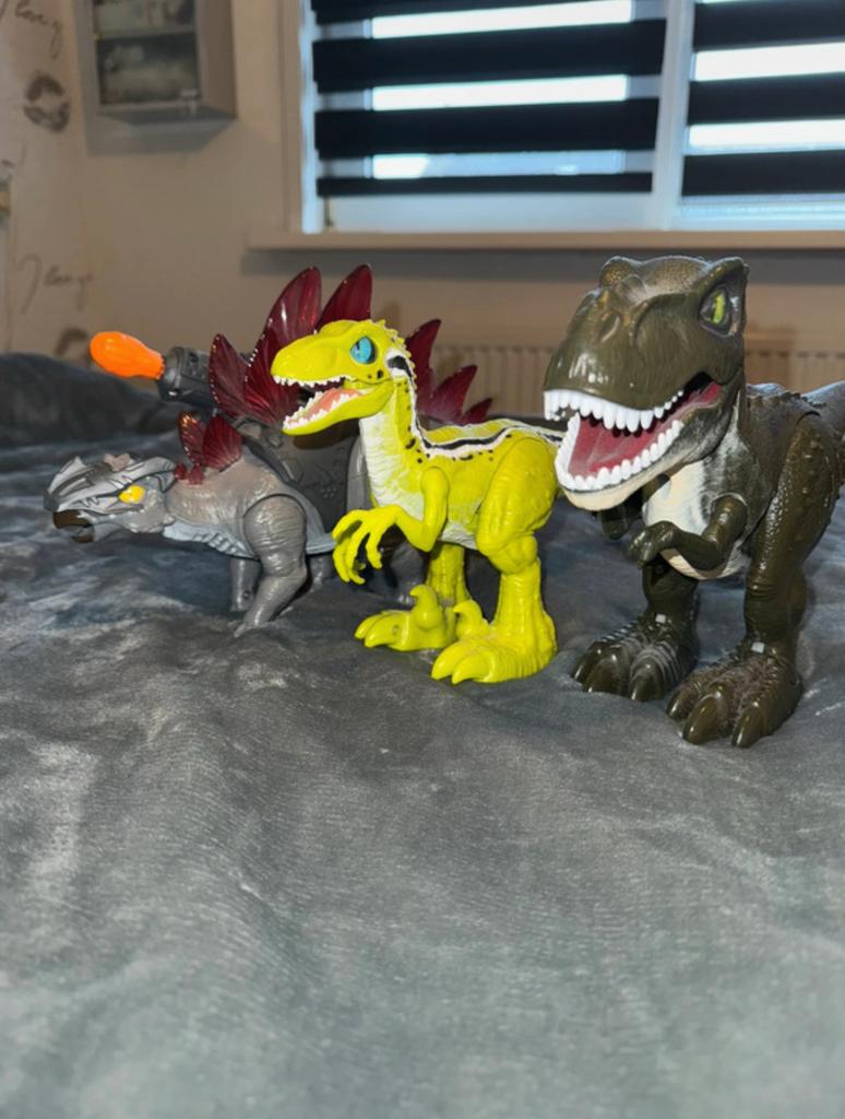 Dino’s met geluid/beweging, Hobby en Vrije tijd, Feestartikelen, Zo goed als nieuw, Ophalen of Verzenden