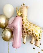 8-delige eerste verjaardag ballon set met Giraf XL, Hobby en Vrije tijd, Feestartikelen, Nieuw, Versiering, Geboorte of Huwelijk